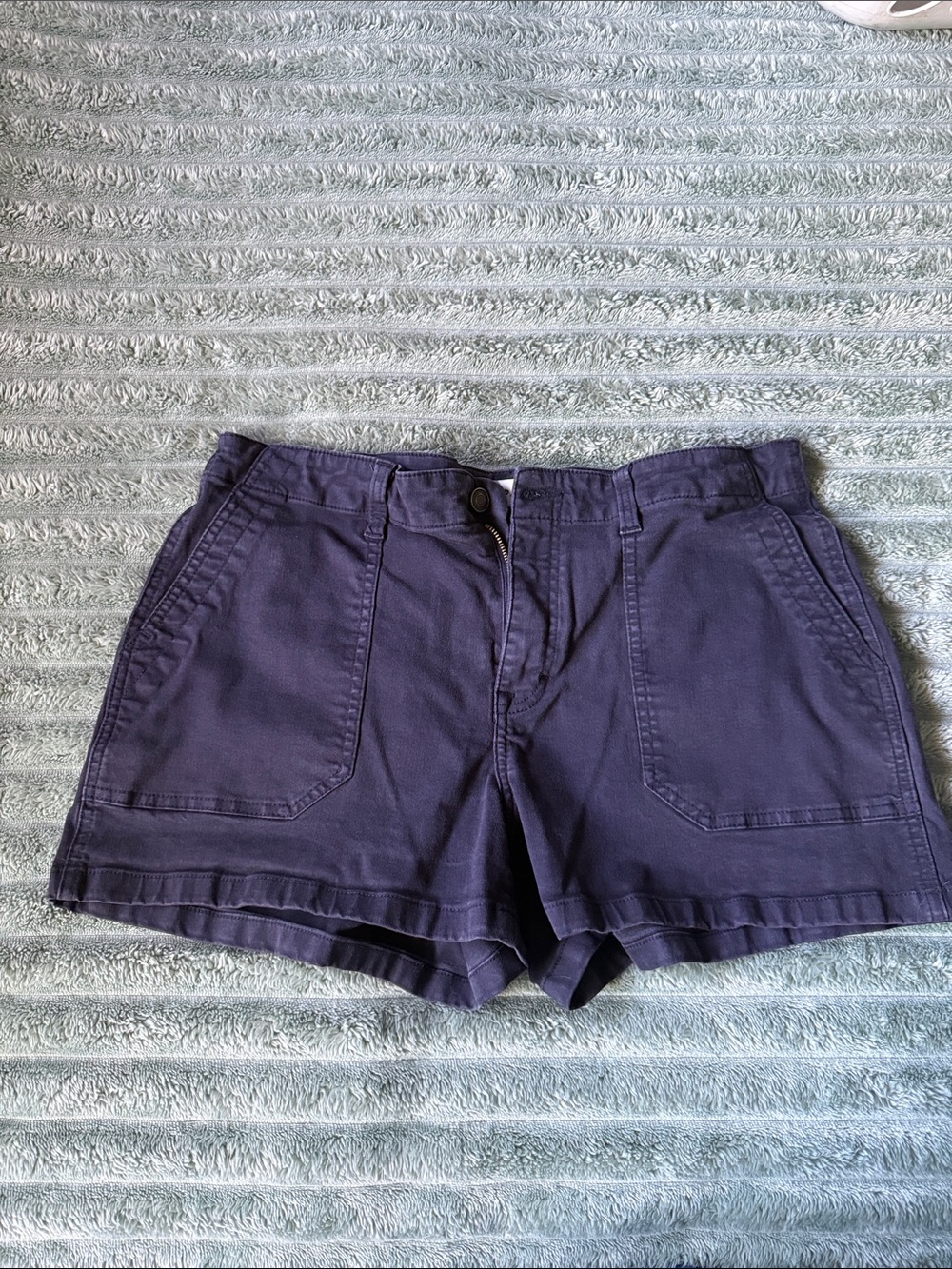Everyday Navy Cargo Short with Front Patch Pockets